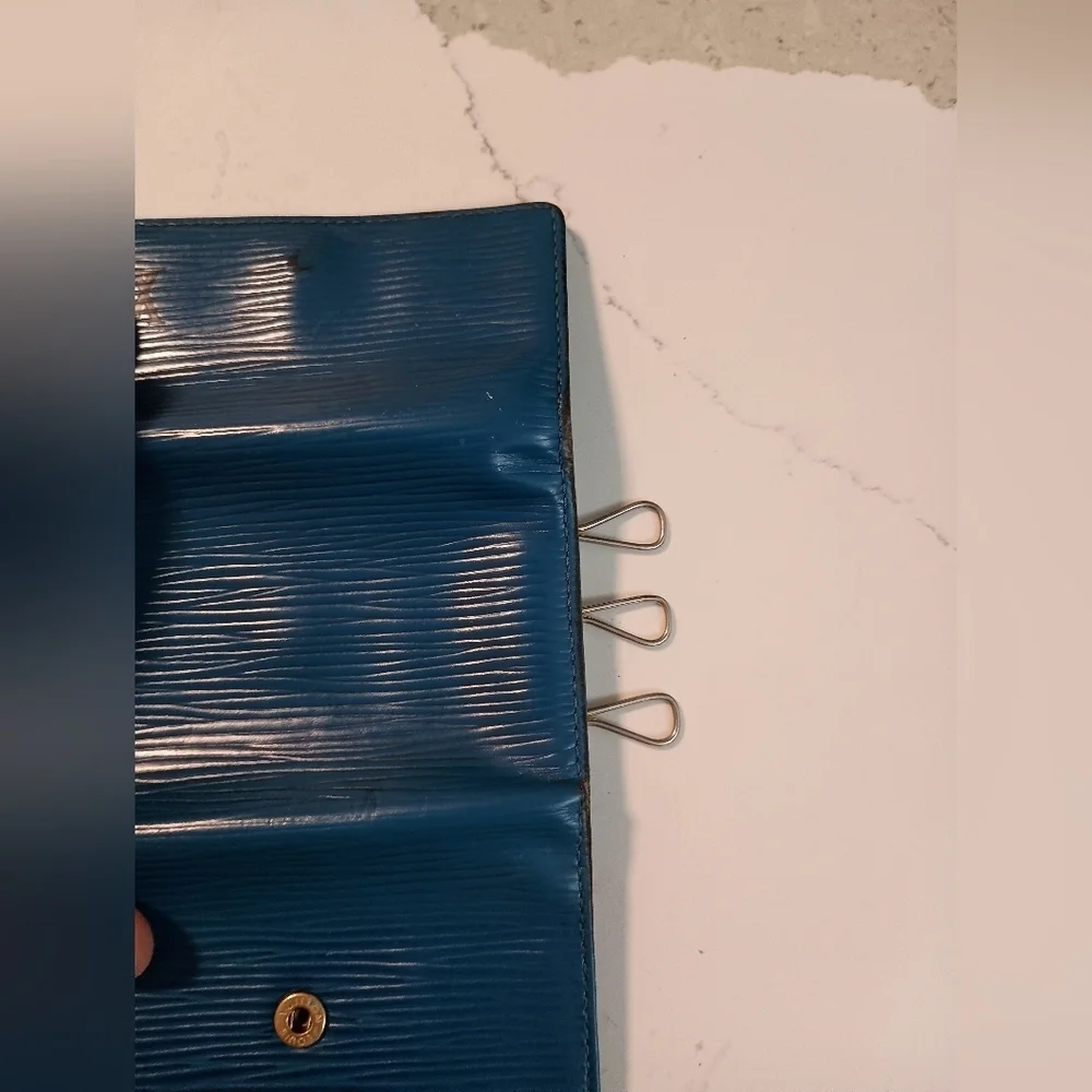 Louis Vuitton Blue Epi Leather Toledo Multicles 6 Key Holder
